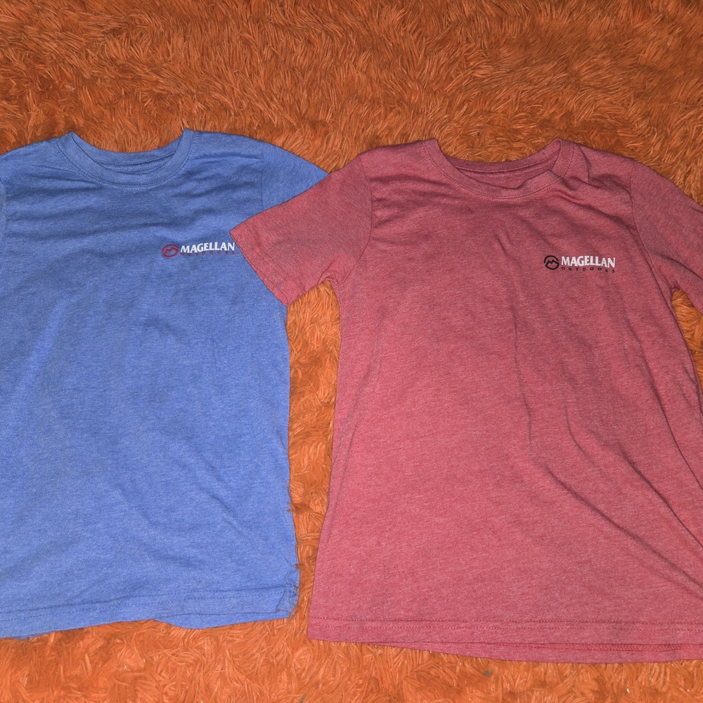 Magellan Outdoors Kids Blue and Red T-Shirts